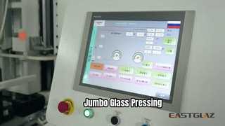 Beobachten Sie: Vitrine mit Doppelplattenpress-Isolierglas in Jumbo-Größe und energiesparender, aufblasbarer Dichtungsvitrine