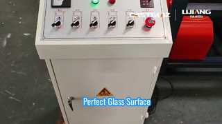 Horizontale automatische Glas-Sandstrahlmaschine