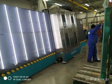 Aluminiumlegierung 25mm 12m/Min Vertical Glass Washing Machine