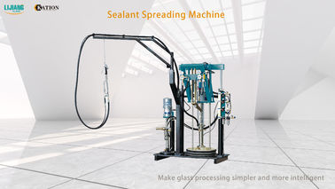 2-teilige Silikon-Extruder-Maschinen-versiegelnde Sekundärmaschine für isolierende Glasherstellung
