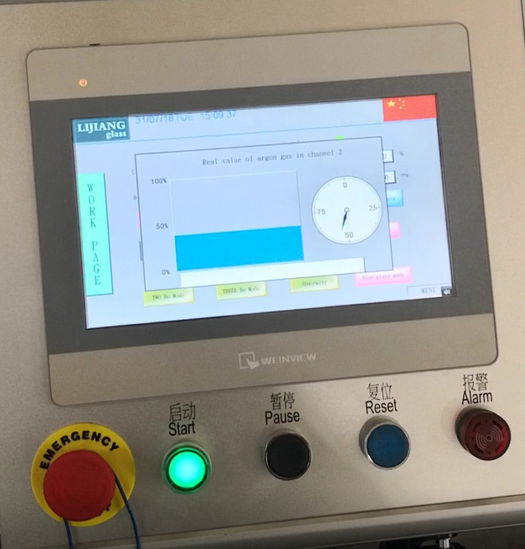 1.Vertical nehmen isolierende Glasfertigungsstraße LJBZ2535G SIEMENS-Kontrollsystem, halten stabile Leistung an