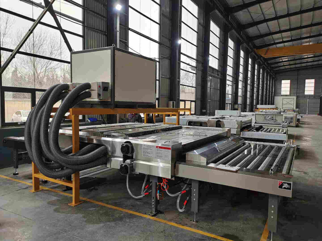 Horizontales doppeltes Glas-isolierende starke 25mm Glasglasreinigung und Schleuder für die Glasscheibe-Verarbeitung