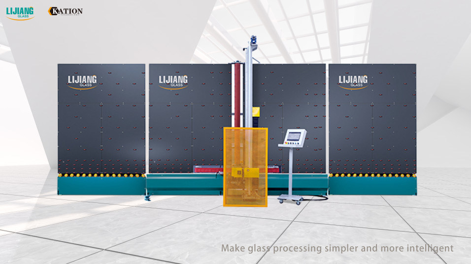 Automatische vertikale Glaskantenschleifmaschine mit CER für isolierende Glasproduktion