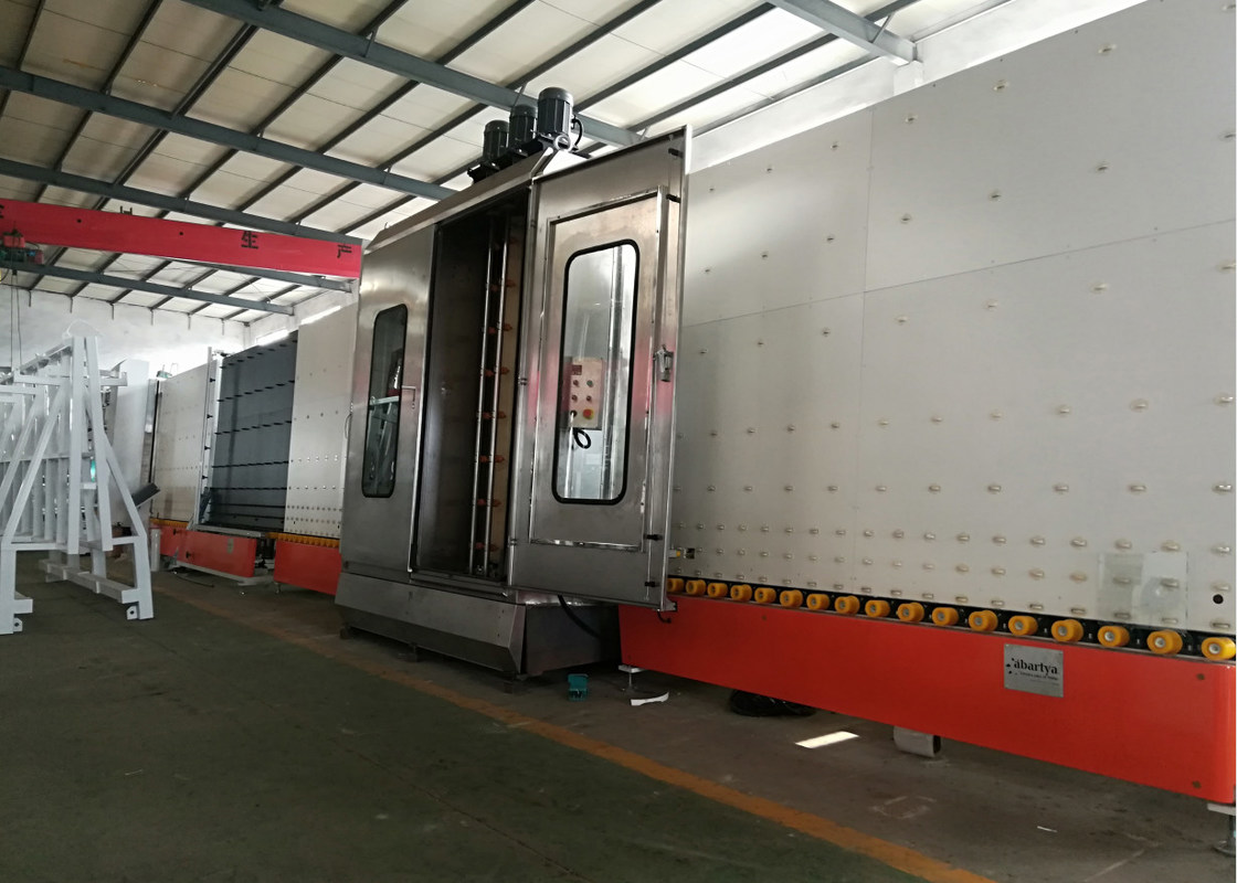 Horizontale isolierende Glas-automatische Doppelverglasungs-Fertigungsstraße für doppeltes Glas