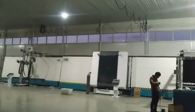 Super Glasverarbeitungsfertigungsstraße der intelligenten, schnellen und kundengerechten Höhle umfasst aufblasbare Funktion