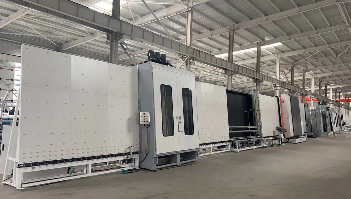 Luft-Floss-isolierende Glasfertigungsstraße mit Gas-Füllung und on-line angezeigt