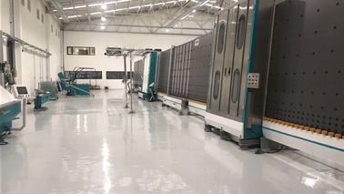 280x450mm vertikale isolierende Glasfertigungsstraße für die doppelte Glasverarbeitung