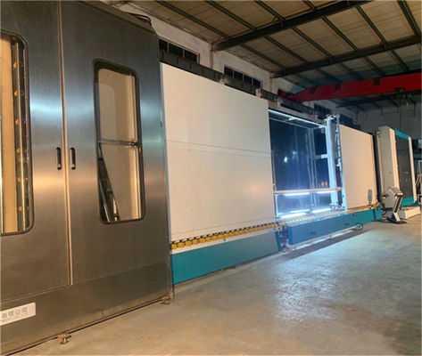 280x450mm vertikale isolierende Glasfertigungsstraße für die doppelte Glasverarbeitung
